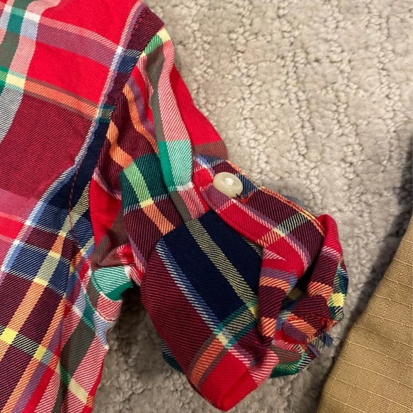 Ralph Lauren plaid- cargo outfit - 3M - Picture 6 of 6